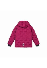 LEGO Wear - Kurtka zimowa dziecięca LEGO. Kolor: różowy. Sezon: zima