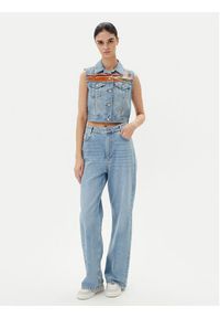 Levi's® Kamizelka 002A7-0000 Niebieski Standard Fit. Kolor: niebieski. Materiał: bawełna #4