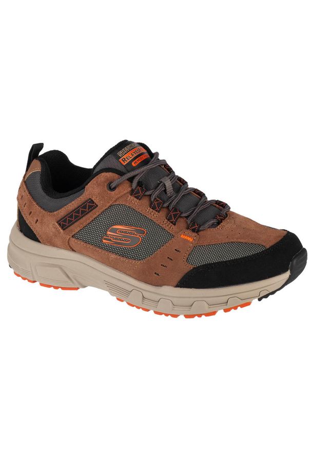 skechers - Buty sportowe Sneakersy męskie, Skechers Oak Canyon. Kolor: brązowy. Sport: turystyka piesza