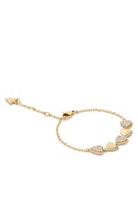 Guess Bransoletka JUBB06 071JW Złoty. Materiał: metalowe. Kolor: złoty #1