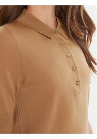 BOSS Sweter Fidenka 50545015 Beżowy Regular Fit. Kolor: beżowy. Materiał: wełna #4