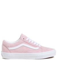 Buty unisex Vans Old Skool VN0A5JMI2PT1 - różowe. Okazja: na co dzień. Kolor: różowy. Materiał: zamsz, guma. Szerokość cholewki: normalna. Model: Vans Old Skool