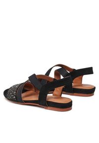 Jenny Fairy Sandały WS21128-05 Czarny. Kolor: czarny. Materiał: materiał #7