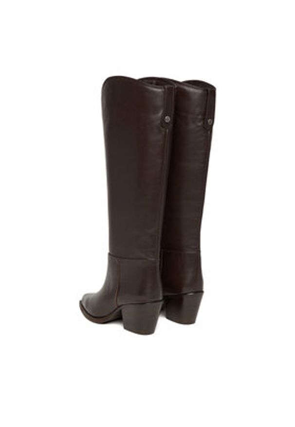 G-Star RAW - G-Star Raw Kozaki EO-HASRET-25FW38 Brązowy. Kolor: brązowy. Materiał: skóra