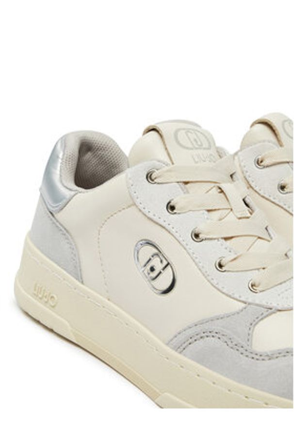 Liu Jo Sneakersy BA5037 PX310 Écru. Materiał: skóra