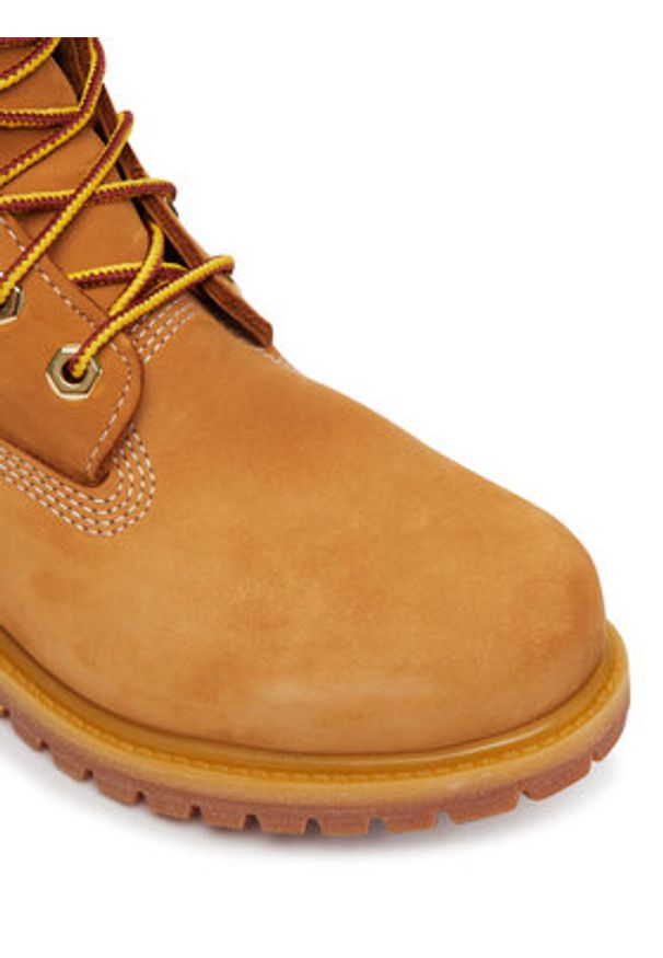 Timberland Trapery TB1103617131 Brązowy. Kolor: brązowy. Materiał: nubuk, skóra