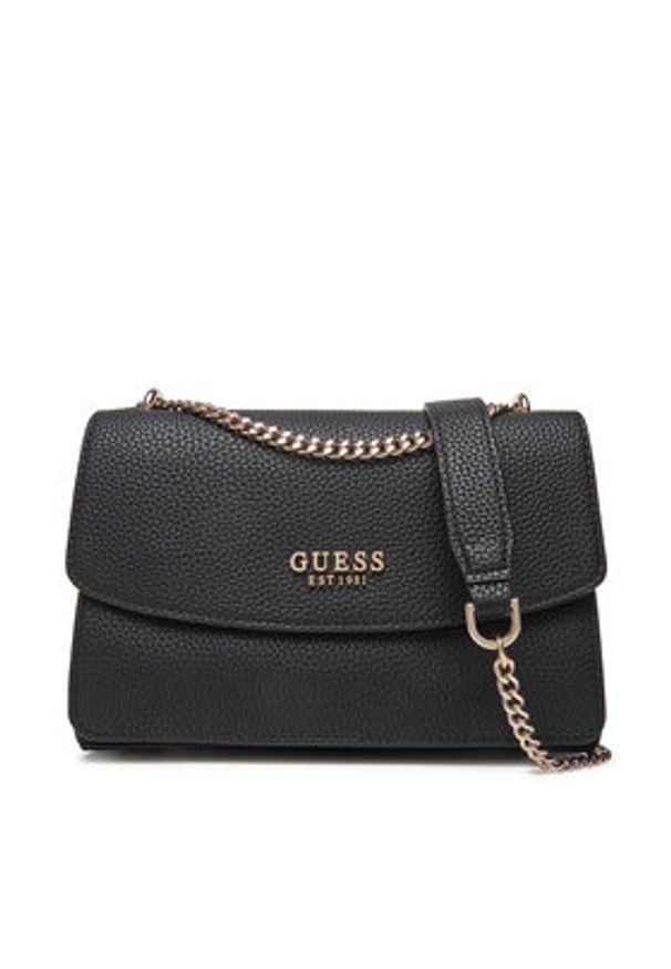 Guess Torebka Calista HWBG73 34210 Czarny. Kolor: czarny. Materiał: skórzane