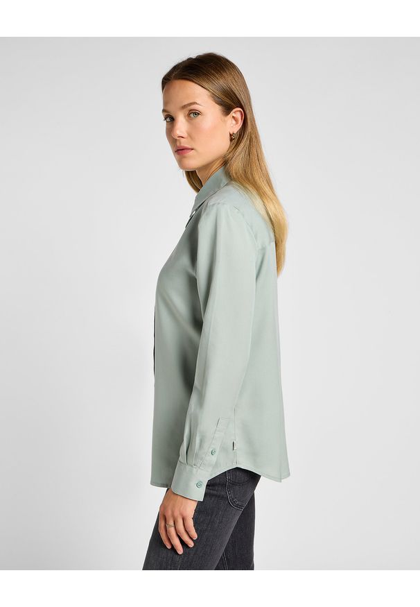 Lee - DAMSKA KOSZULA LEE POCKETLESS SHIRT POND 112355137