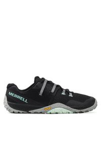 Merrell Buty do biegania Trail Glove 6 J135384 Czarny. Kolor: czarny. Materiał: materiał