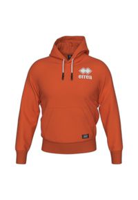 ERREA - Sweat bluza z kapturem z haftem Errea Essential 27. Typ kołnierza: kaptur. Kolor: pomarańczowy. Wzór: haft #1