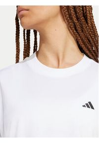 Adidas - adidas T-Shirt Essentials Small Logo JH3693 Biały Slim Fit. Kolor: biały. Materiał: bawełna #5