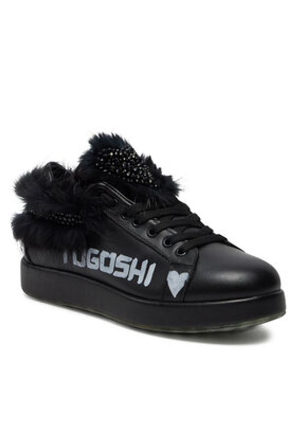 Togoshi Sneakersy TG-23-06-000324 Czarny. Kolor: czarny. Materiał: skóra