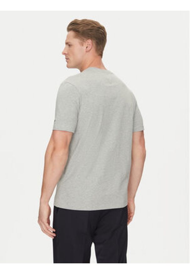 TOMMY HILFIGER - Tommy Hilfiger T-Shirt Script Logo MW0MW33691 Szary Regular Fit. Kolor: szary. Materiał: bawełna