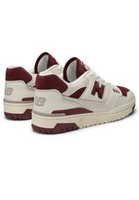 Buty unisex New Balance BB550LEZ – białe. Kolor: biały. Materiał: skóra. Szerokość cholewki: normalna. Sezon: lato #3