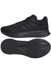 Adidas - Buty do biegania adidas Duramo 10 M GW8342 czarne. Zapięcie: sznurówki. Kolor: czarny. Materiał: syntetyk, guma, materiał. Szerokość cholewki: normalna