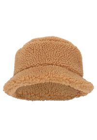 HEAT KEEPER - Kapelusz damski Teddy Wool jeden rozmiar. Kolor: brązowy. Materiał: poliester. Sezon: zima
