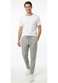 Lniane Spodnie Idealne na Lato - Brave Soul - Brudny Beż. Kolor: brązowy, beżowy, wielokolorowy. Materiał: bawełna, len. Sezon: lato. Styl: klasyczny, wakacyjny #2