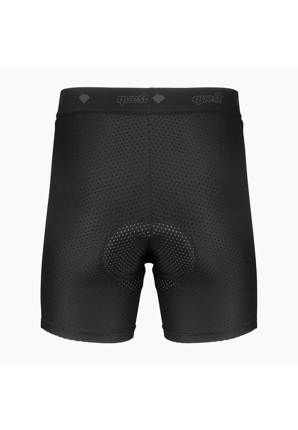Spodenki rowerowe wewnętrzne męskie Quest Core Trailwear. Kolor: czarny