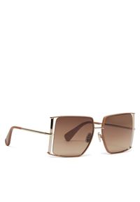 Max Mara Okulary przeciwsłoneczne MM0120 47F Brązowy. Kolor: brązowy