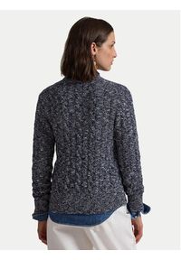 Polo Ralph Lauren Kardigan 211947926002 Granatowy Slim Fit. Typ kołnierza: polo. Kolor: niebieski. Materiał: bawełna #6