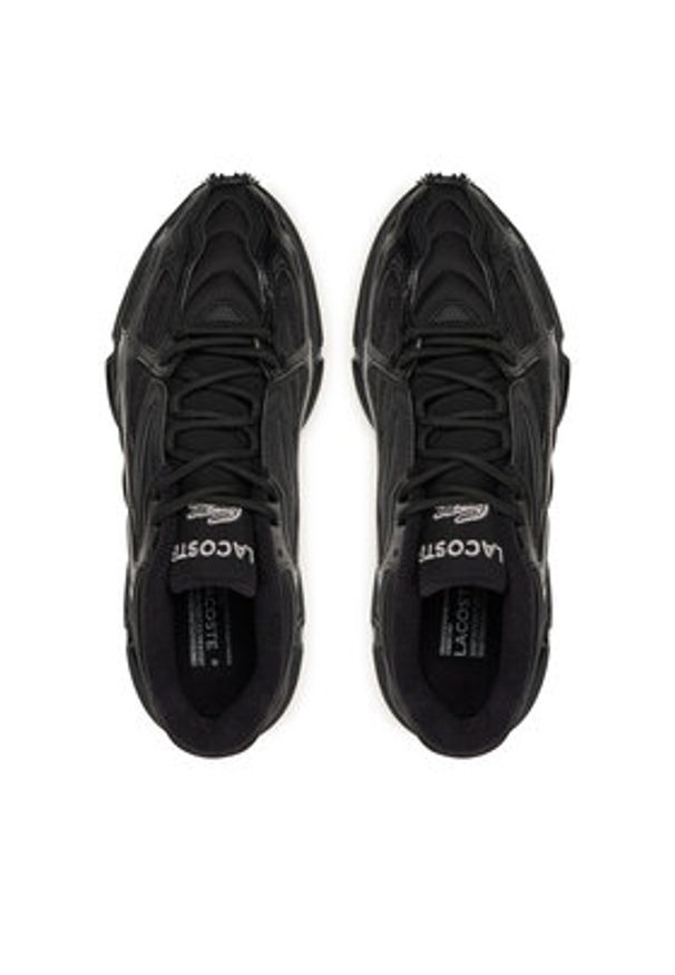 Lacoste Sneakersy L003 2K24 7-50SMA0110 Czarny. Kolor: czarny. Materiał: materiał