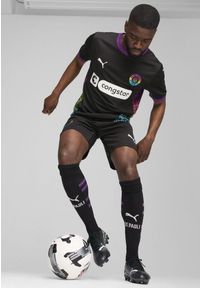 Puma - Męska koszulka FC St. Pauli 24/25 PUMA Black White. Kolor: czarny, biały, wielokolorowy