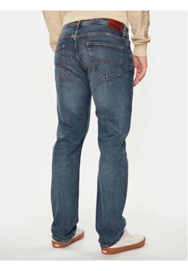 Pepe Jeans Jeansy PM207393 Niebieski Straight Fit. Kolor: niebieski