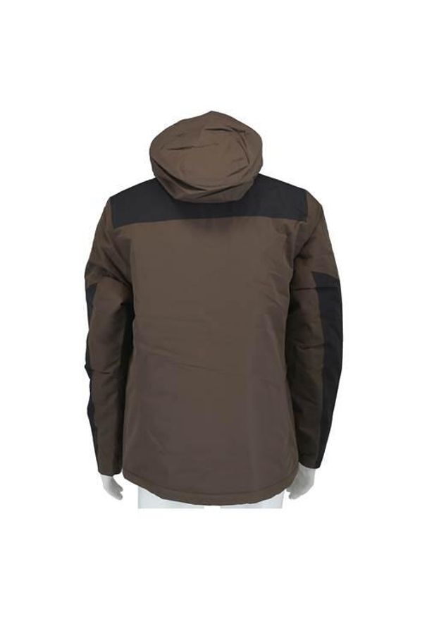 Kurtka w góry męska Jack Wolfskin A618725719. Typ kołnierza: kaptur, golf. Kolor: brązowy. Materiał: syntetyk. Sport: wspinaczka