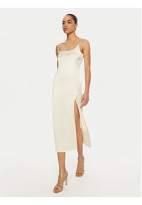 JACQUEMUS Sukienka koktajlowa 24E241DR100 Écru Regular Fit. Materiał: wiskoza. Styl: wizytowy #3