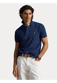 Polo Ralph Lauren Polo 710970582003 Granatowy Regular Fit. Typ kołnierza: polo. Kolor: niebieski. Materiał: bawełna #1