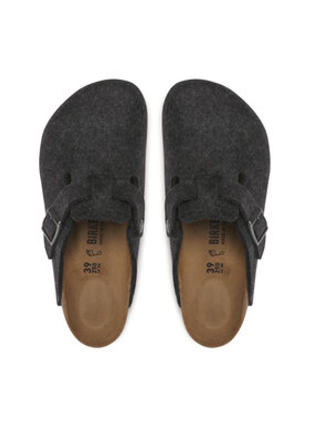 Birkenstock Klapki Boston Bs 160371 Szary. Kolor: szary. Materiał: materiał