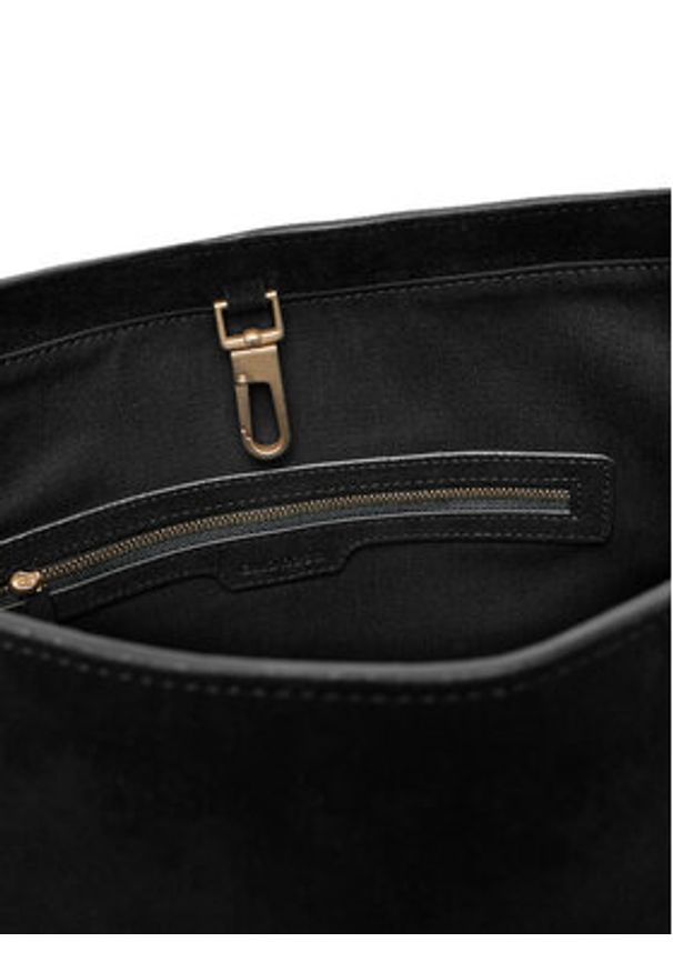 Gino Rossi Torebka EO-LAILA513-113-1 Czarny. Kolor: czarny. Materiał: skórzane, zamszowe