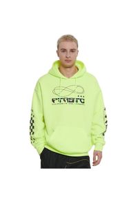 Cropp - Bluza z kapturem - Zielony. Typ kołnierza: kaptur. Kolor: zielony. Materiał: bawełna, dzianina. Wzór: nadruk #1
