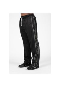 GORILLA WEAR - Functional Mesh Spodnie - Czarny/Zielony. Kolor: wielokolorowy, zielony, czarny. Materiał: mesh. Sport: fitness