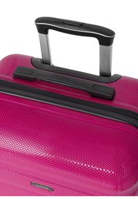 Ochnik - Komplet walizek na kółkach 19'/24'/28'. Kolor: różowy. Materiał: materiał, poliester, guma, kauczuk #7
