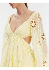 BARDOT - Bardot Sukienka koktajlowa 59858DB Żółty Regular Fit. Kolor: żółty. Materiał: syntetyk. Styl: wizytowy #4
