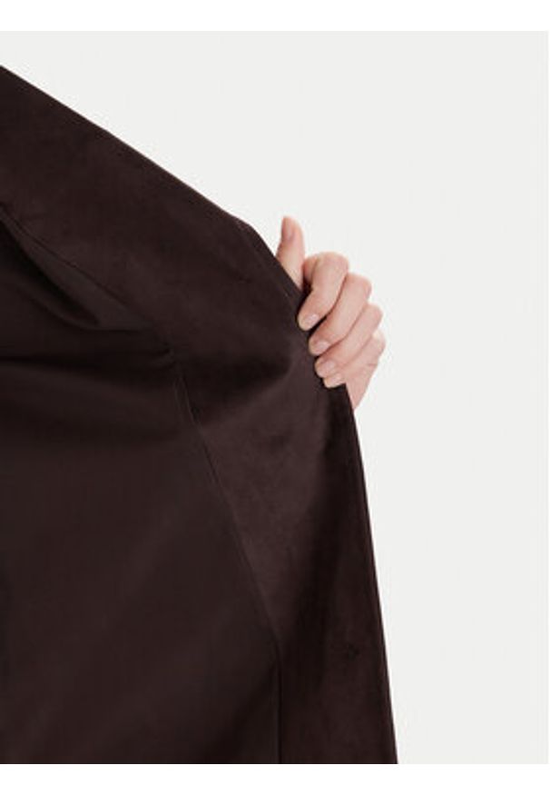 only - ONLY Płaszcz przejściowy Tulip 15356927 Brązowy Standard Fit. Kolor: brązowy. Materiał: syntetyk