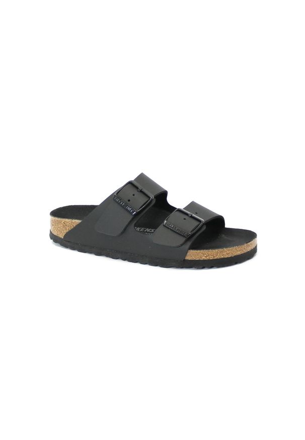 Klapki unisex Birkenstock Arizona Birkoflor. Kolor: czarny. Materiał: materiał, syntetyk
