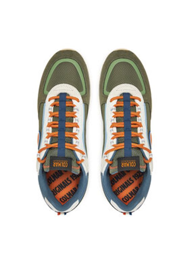 Colmar Sneakersy Travis SS25/076 Zielony. Kolor: zielony. Materiał: zamsz, skóra