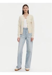 GAP - Gap Kardigan 443176-56 Beżowy Regular Fit. Kolor: beżowy. Materiał: bawełna #5