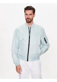 Calvin Klein Kurtka bomber Hero K10K109907 Niebieski Relaxed Fit. Kolor: niebieski. Materiał: syntetyk #1