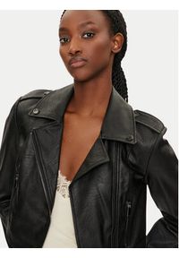 Morgan Kurtka z imitacji skóry 232-GUR Czarny Regular Fit. Kolor: czarny. Materiał: skóra #2
