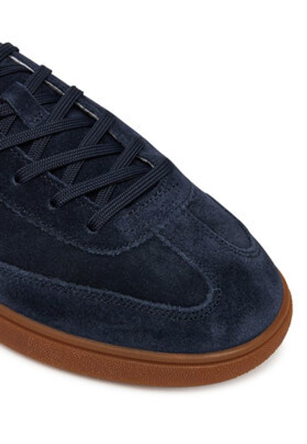 Polo Ralph Lauren Sneakersy Bedford 809978008001 Granatowy. Kolor: niebieski. Materiał: zamsz, skóra