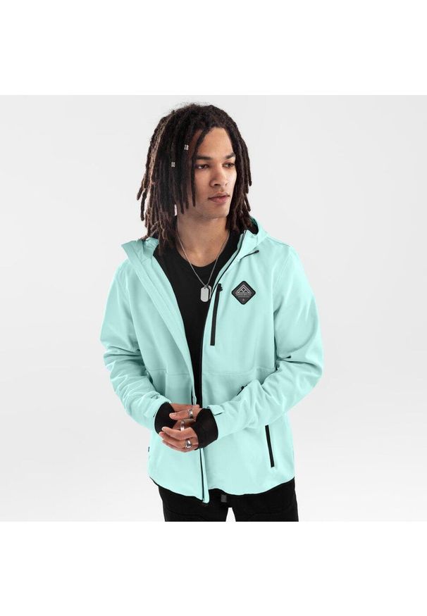 SIROKO - Kurtka lifestyle męska W2 Senja LF. Kolor: niebieski. Materiał: materiał, softshell