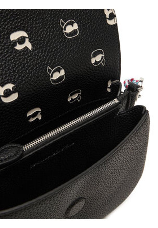Karl Lagerfeld - KARL LAGERFELD Torebka A4W30008 Czarny. Kolor: czarny. Materiał: skórzane