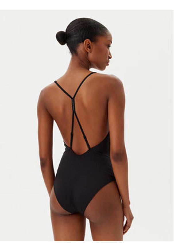 Calvin Klein Swimwear Strój kąpielowy KW0KW02798 Czarny. Kolor: czarny. Materiał: syntetyk
