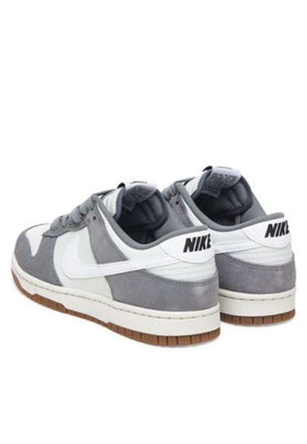 Nike Sneakersy Dunk Low Retro Se IB6399 001 Szary. Kolor: szary. Materiał: zamsz, skóra