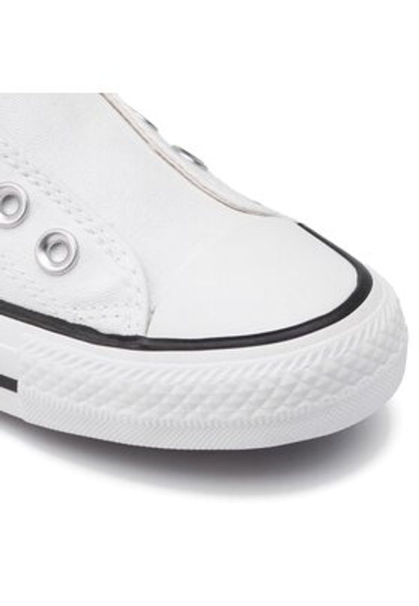 Converse Trampki Chuck Taylor All Star Slip 164301C Biały. Kolor: biały. Materiał: materiał