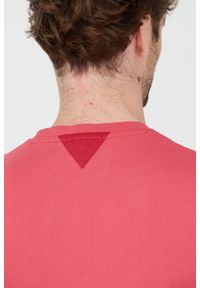 Aeronautica Militare - AERONAUTICA MILITARE Różowy bawełniany męski t-shirt, Rozmiar L. Kolor: różowy. Materiał: bawełna #2