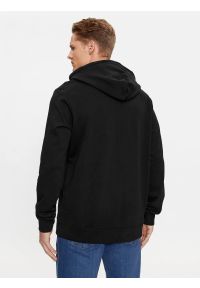 Wrangler - WRANGLER HOODIE MĘSKA BLUZA Z KAPTUREM WASHED BLACK 112343376. Typ kołnierza: kaptur